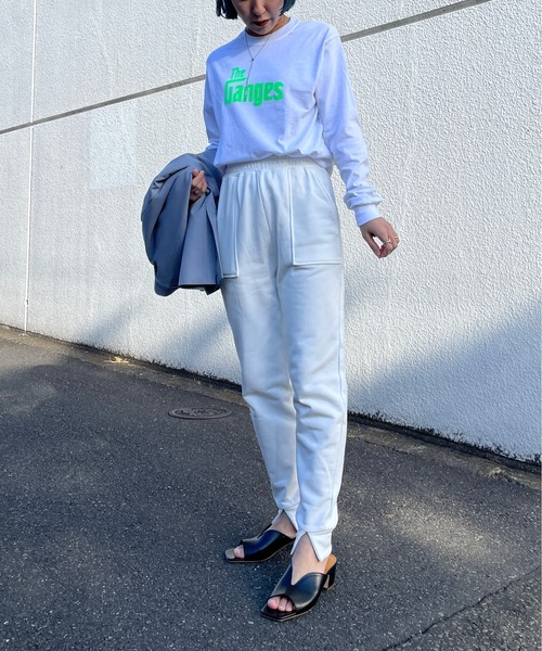 Omekashi(オメカシ)の「ベナレス GangesロングTシャツ(Tシャツ/カットソー・レディース・ホワイト/アイボリー/ピンク・FREE)」の17枚目の写真