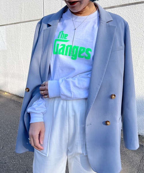 Omekashi(オメカシ)の「ベナレス GangesロングTシャツ(Tシャツ/カットソー・レディース・ホワイト/アイボリー/ピンク・FREE)」の22枚目の写真