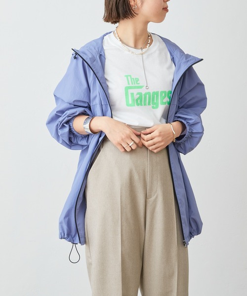 Omekashi(オメカシ)の「ベナレス GangesロングTシャツ(Tシャツ/カットソー・レディース・ホワイト/アイボリー/ピンク・FREE)」の7枚目の写真