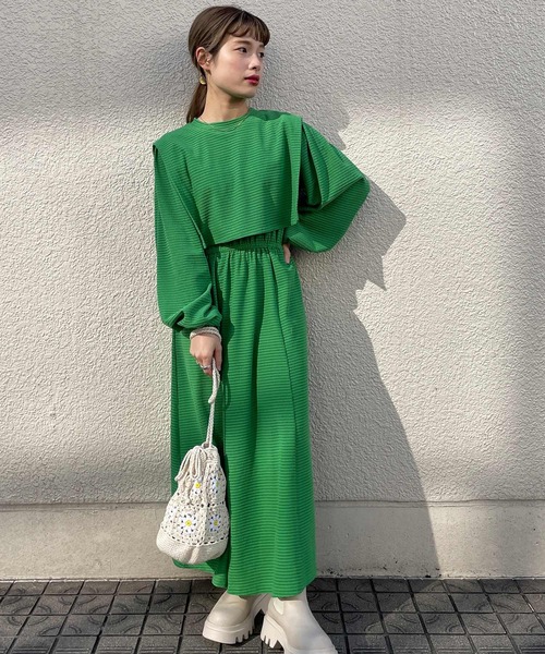 w closet（ダブルクローゼット）の「フェイクレイヤードワンピース