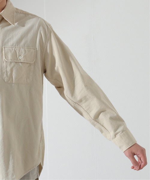 JOURNAL STANDARD relume（ジャーナルスタンダード　レリューム）の「GARMENT DYE ビッグシルエット コーデュロイシャツ（ブルゾン・メンズ・ダークグリーン/ベージュ系その他/ピンク/アイボリー・MEDIUM/LARGE）」の11枚目の写真
