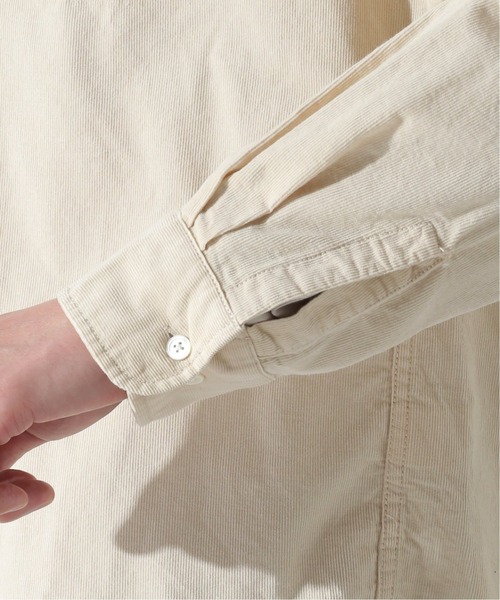 JOURNAL STANDARD relume（ジャーナルスタンダード　レリューム）の「GARMENT DYE ビッグシルエット コーデュロイシャツ（ブルゾン・メンズ・ダークグリーン/ベージュ系その他/ピンク/アイボリー・MEDIUM/LARGE）」の12枚目の写真