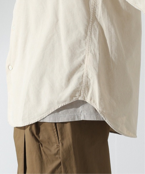 JOURNAL STANDARD relume（ジャーナルスタンダード　レリューム）の「GARMENT DYE ビッグシルエット コーデュロイシャツ（ブルゾン・メンズ・ダークグリーン/ベージュ系その他/ピンク/アイボリー・MEDIUM/LARGE）」の15枚目の写真