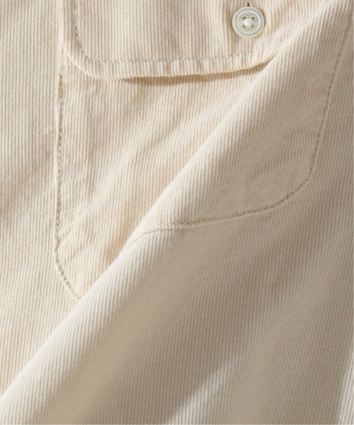 JOURNAL STANDARD relume（ジャーナルスタンダード　レリューム）の「GARMENT DYE ビッグシルエット コーデュロイシャツ（ブルゾン・メンズ・ダークグリーン/ベージュ系その他/ピンク/アイボリー・MEDIUM/LARGE）」の17枚目の写真