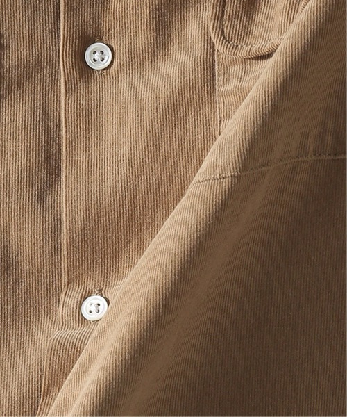 JOURNAL STANDARD relume（ジャーナルスタンダード　レリューム）の「GARMENT DYE ビッグシルエット コーデュロイシャツ（ブルゾン・メンズ・ダークグリーン/ベージュ系その他/ピンク/アイボリー・MEDIUM/LARGE）」の18枚目の写真
