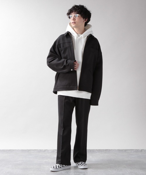 RAGEBLUE(レイジブルー)の「メランジーンズビッグブルゾン<セットアップ可>(ブルゾン・メンズ・ブラック/ブラウン/グレー/ピンク/オリーブ/ブラウン系その他・MEDIUM/LARGE)」の17枚目の写真