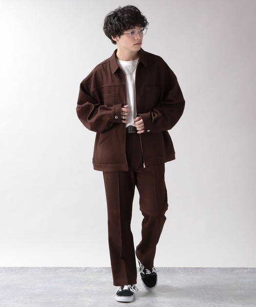 RAGEBLUE(レイジブルー)の「メランジーンズビッグブルゾン<セットアップ可>(ブルゾン・メンズ・ブラック/ブラウン/グレー/ピンク/オリーブ/ブラウン系その他・MEDIUM/LARGE)」の12枚目の写真