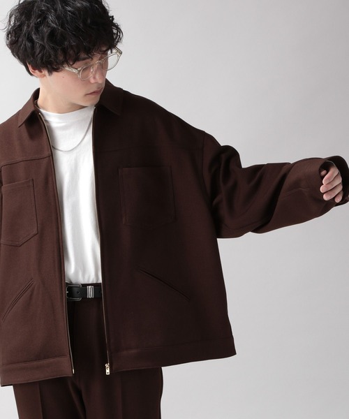 RAGEBLUE(レイジブルー)の「メランジーンズビッグブルゾン<セットアップ可>(ブルゾン・メンズ・ブラック/ブラウン/グレー/ピンク/オリーブ/ブラウン系その他・MEDIUM/LARGE)」の20枚目の写真