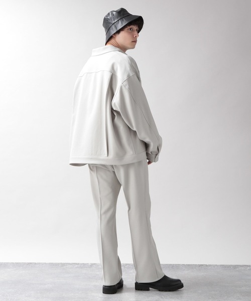 RAGEBLUE(レイジブルー)の「メランジーンズビッグブルゾン<セットアップ可>(ブルゾン・メンズ・ブラック/ブラウン/グレー/ピンク/オリーブ/ブラウン系その他・MEDIUM/LARGE)」の7枚目の写真