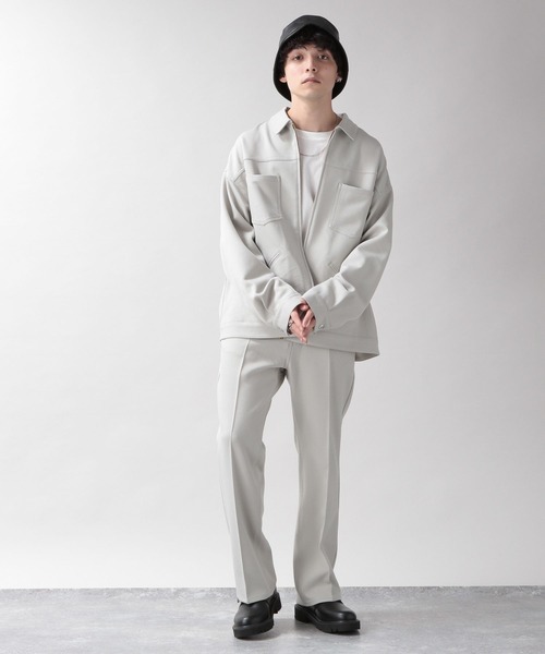 RAGEBLUE(レイジブルー)の「メランジーンズビッグブルゾン<セットアップ可>(ブルゾン・メンズ・ブラック/ブラウン/グレー/ピンク/オリーブ/ブラウン系その他・MEDIUM/LARGE)」の18枚目の写真