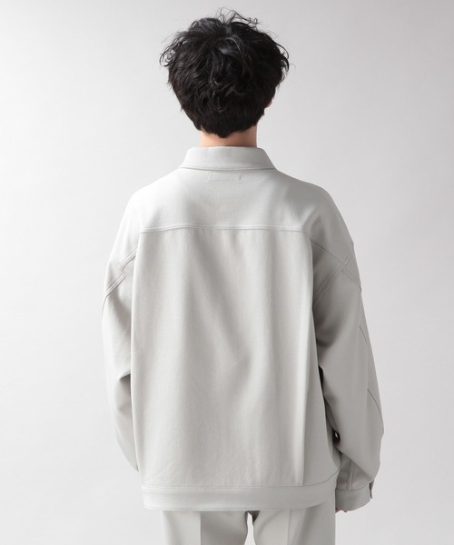 RAGEBLUE(レイジブルー)の「メランジーンズビッグブルゾン<セットアップ可>(ブルゾン・メンズ・ブラック/ブラウン/グレー/ピンク/オリーブ/ブラウン系その他・MEDIUM/LARGE)」の10枚目の写真