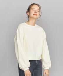 BEAUTY&YOUTH UNITED ARROWS | BY コットン裏毛ボリュームスリーブ カットソー プルオーバー -ウォッシャブル-(Tシャツ/カットソー)