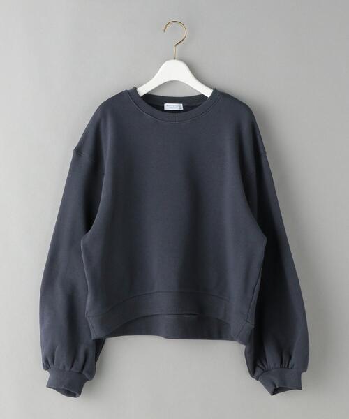 BEAUTY&YOUTH UNITED ARROWS（ビューティーアンドユースユナイテッドアローズ）の「BY コットン裏毛ボリュームスリーブ カットソー プルオーバー -ウォッシャブル-◆（Tシャツ/カットソー・レディース・ライトブルー/ネイビー/オフホワイト・FREE）」の13枚目の写真