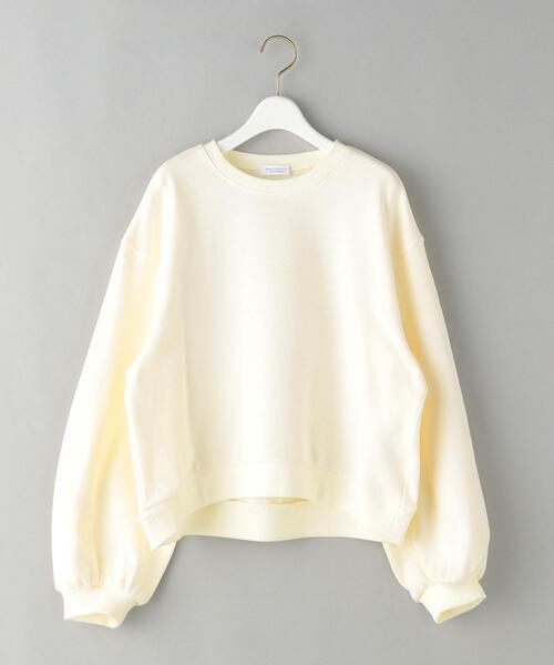 BEAUTY&YOUTH UNITED ARROWS（ビューティーアンドユースユナイテッドアローズ）の「BY コットン裏毛ボリュームスリーブ カットソー プルオーバー -ウォッシャブル-◆（Tシャツ/カットソー・レディース・ライトブルー/ネイビー/オフホワイト・FREE）」の20枚目の写真