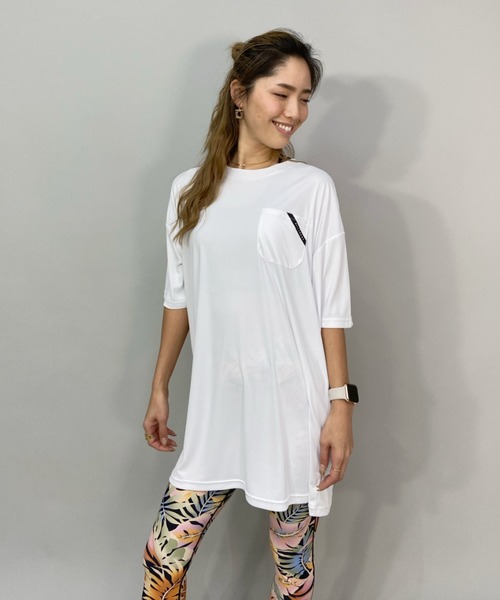 BILLABONG(ビラボン)の「BILLABONG/ビラボン 水陸両用 ビッグシルエットバックプリントラッシュTシャツ BC013-854(Tシャツ/カットソー・レディース・ブルー/ブラック/ホワイト・M)」の9枚目の写真