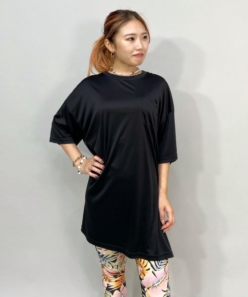 BILLABONG(ビラボン)の「BILLABONG/ビラボン 水陸両用 ビッグシルエットバックプリントラッシュTシャツ BC013-854(Tシャツ/カットソー・レディース・ブルー/ブラック/ホワイト・M)」の13枚目の写真