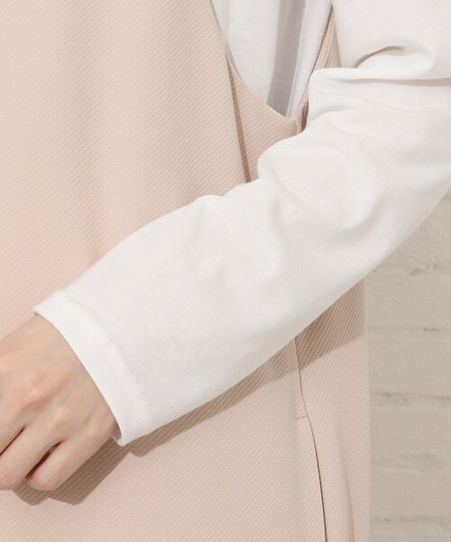 Cutie Blonde（キューティーブロンド）の「◆【S-L/2点セット】オールインワンセット（サロペット/オーバーオール・レディース・ベージュ/カーキ/ブラック・01/02/03）」の19枚目の写真