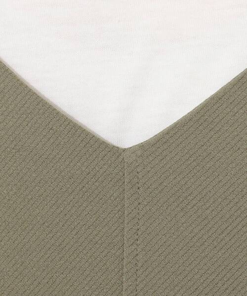 Cutie Blonde（キューティーブロンド）の「◆【S-L/2点セット】オールインワンセット（サロペット/オーバーオール・レディース・ベージュ/カーキ/ブラック・01/02/03）」の9枚目の写真