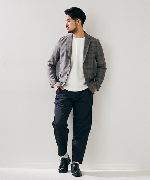 417 EDIFICE(フォーワンセブンエディフィス)の「ドゥースリネンストレッチワイドパンツ(スラックス・メンズ・ホワイト/ブラック/グレー/ブラウン/サックスブルー・SMALL/MEDIUM/LARGE)」の18枚目の写真