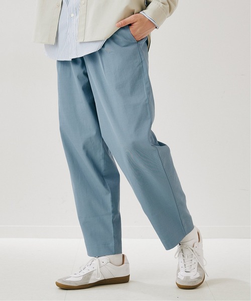 417 EDIFICE(フォーワンセブンエディフィス)の「ドゥースリネンストレッチワイドパンツ(スラックス・メンズ・ホワイト/ブラック/グレー/ブラウン/サックスブルー・SMALL/MEDIUM/LARGE)」の7枚目の写真