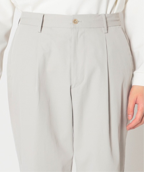 417 EDIFICE(フォーワンセブンエディフィス)の「ドゥースリネンストレッチワイドパンツ(スラックス・メンズ・ホワイト/ブラック/グレー/ブラウン/サックスブルー・SMALL/MEDIUM/LARGE)」の20枚目の写真