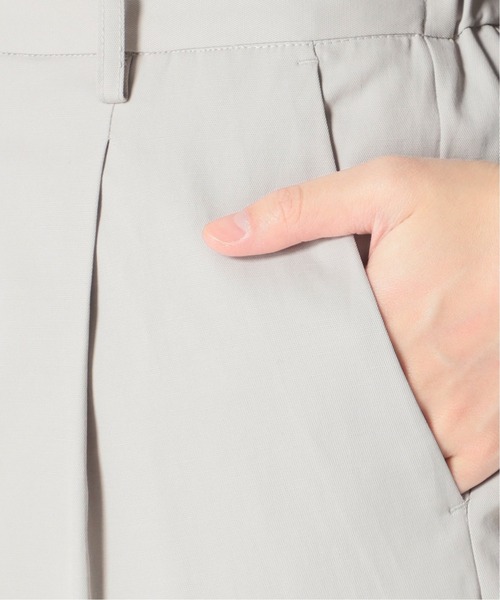 417 EDIFICE(フォーワンセブンエディフィス)の「ドゥースリネンストレッチワイドパンツ(スラックス・メンズ・ホワイト/ブラック/グレー/ブラウン/サックスブルー・SMALL/MEDIUM/LARGE)」の8枚目の写真