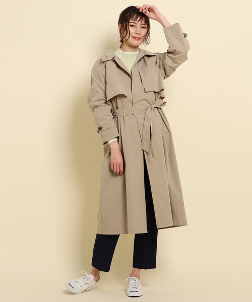 デッサン　Dessin ステンカラーコート　サイズ02 ステンカラーコート コート 「Dessin de mode⁄デッサンデモード」ラウンドネックガウンコート レディース