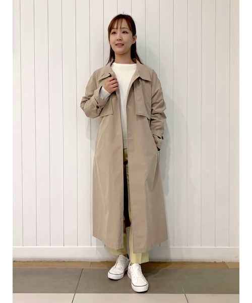 デッサン　Dessin ステンカラーコート　サイズ02 ステンカラーコート コート 「Dessin de mode⁄デッサンデモード」ラウンドネックガウンコート レディース