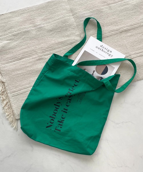 AS KNOW AS plus（アズノゥアズプラス）の「●チョイスｍｅエコトート（トートバッグ・レディース・ホワイト系その他/ホワイト系その他2/グリーン/ピンク/ピンク系その他/グリーン系その他/オレンジ/オフホワイト・FREE）」の5枚目の写真