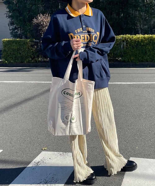 AS KNOW AS plus（アズノゥアズプラス）の「●チョイスｍｅエコトート（トートバッグ・レディース・ホワイト系その他/ホワイト系その他2/グリーン/ピンク/ピンク系その他/グリーン系その他/オレンジ/オフホワイト・FREE）」の9枚目の写真