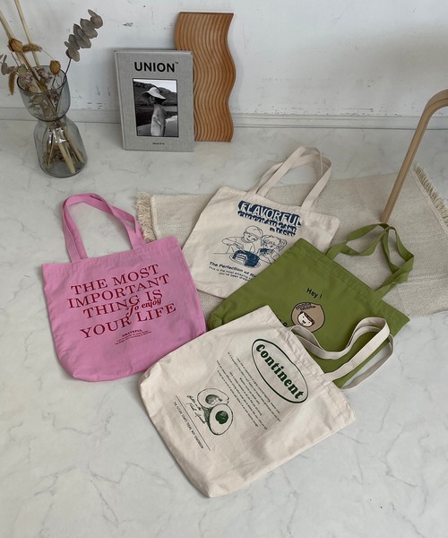 AS KNOW AS plus（アズノゥアズプラス）の「●チョイスｍｅエコトート（トートバッグ・レディース・ホワイト系その他/ホワイト系その他2/グリーン/ピンク/ピンク系その他/グリーン系その他/オレンジ/オフホワイト・FREE）」の15枚目の写真