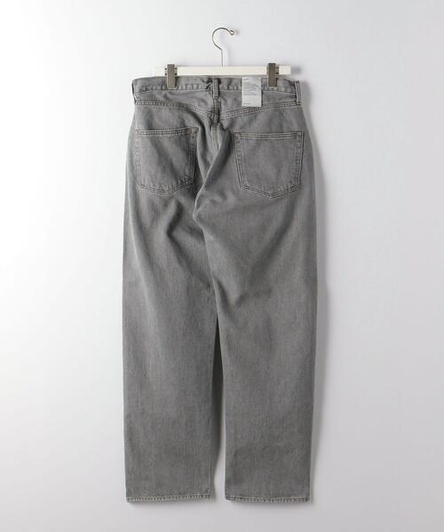 CIOTA・シオタ　ストレートデニム ライトグレー CIOTA (シオタ) グレー スビンコットン 13.5oz ストレートデニム