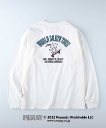 PEANUTS | 【PEAUNUTS】スヌーピー刺繍ロンＴ(Tシャツ/カットソー)