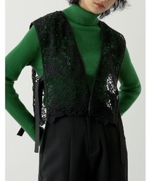 Re:EDIT | フラワースカラップレースベスト(ベスト)