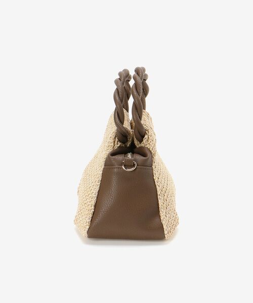 le.coeur blanc（ルクールブラン）の「ツイストハンドル2WAYトート（ショルダーバッグ・レディース・アイボリー・FREE）」の10枚目の写真