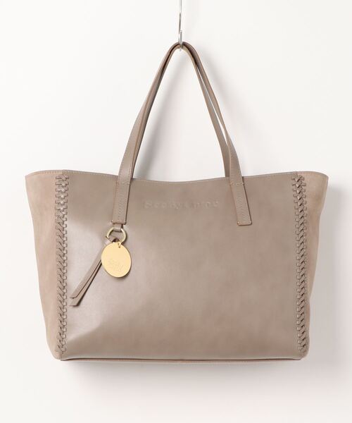 SEE BY CHLOE(シーバイクロエ)の「TILDA / トートバッグ TOTE(トートバッグ・レディース・グレー・FREE)」の1枚目の写真