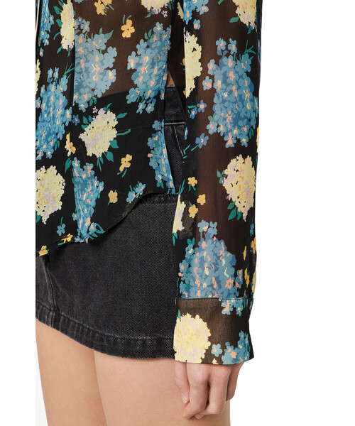 DIESEL（ディーゼル）の「レディース 長袖シャツ ウエスタン フラワープリント（シャツ/ブラウス・レディース・ブラック系その他/イエロー系その他・MEDIUM/X-LARGE/SMALL/LARGE）」の10枚目の写真