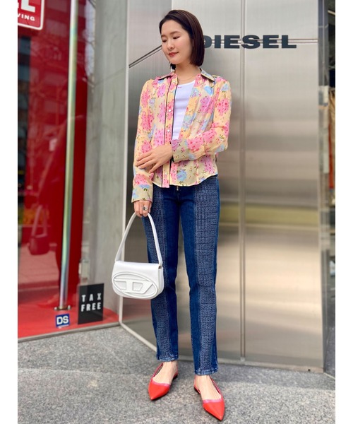 DIESEL（ディーゼル）の「レディース 長袖シャツ ウエスタン フラワープリント（シャツ/ブラウス・レディース・ブラック系その他/イエロー系その他・MEDIUM/X-LARGE/SMALL/LARGE）」の13枚目の写真