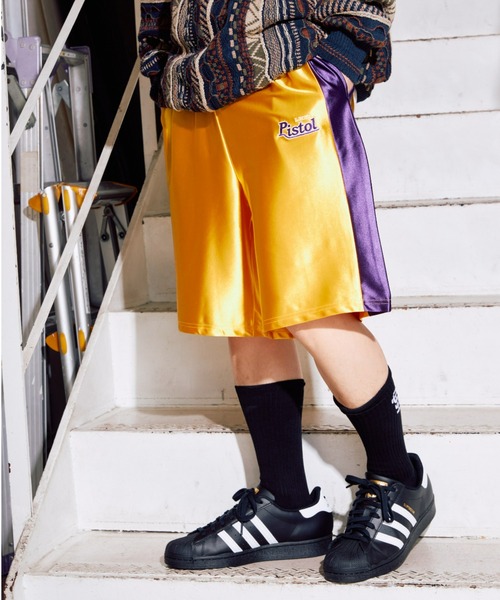 SPINNS(スピンズ)の「バスケットボール ショートパンツ(その他パンツ・メンズ・オフホワイト/イエロー/グリーン/ブラック/レッド・ONESIZE)」の5枚目の写真
