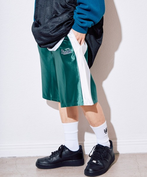 SPINNS(スピンズ)の「バスケットボール ショートパンツ(その他パンツ・メンズ・オフホワイト/イエロー/グリーン/ブラック/レッド・ONESIZE)」の4枚目の写真