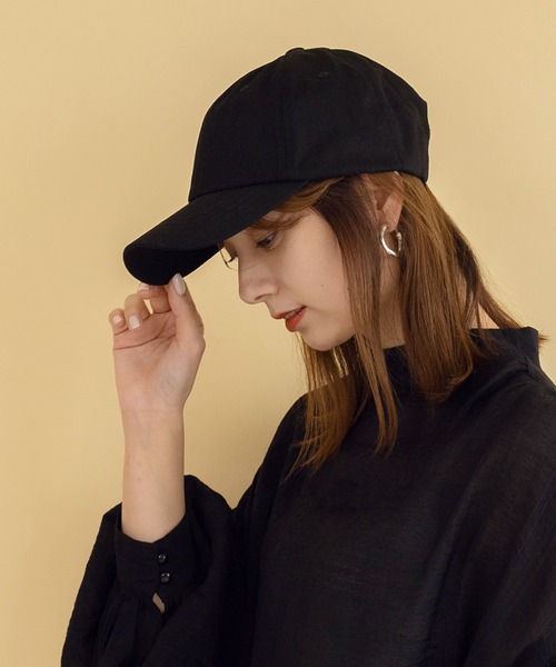VitaFelice(ヴィータフェリーチェ)の「綿100%シンプルキャップ コットンキャップ(キャップ・レディース・グリーン系その他/チャコールグレー/ベージュ/ブラック/アイボリー/ネイビー・FREE)」の15枚目の写真