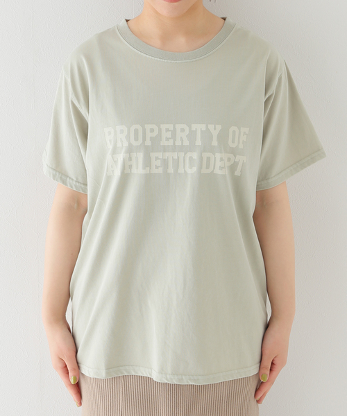 セール】ピグメント2段ロゴTシャツ（Tシャツ/カットソー）｜B.C