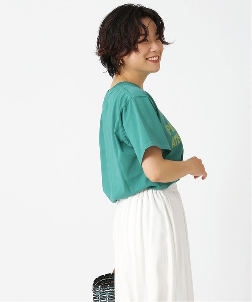 ピグメント2段ロゴTシャツ◆