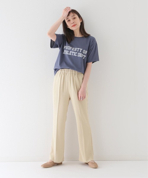 ピグメント2段ロゴTシャツ◆