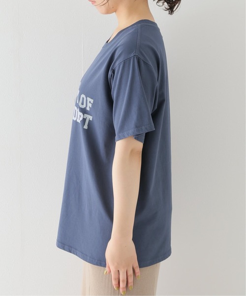 ピグメント2段ロゴTシャツ◆