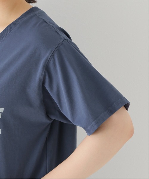 ピグメント2段ロゴTシャツ◆