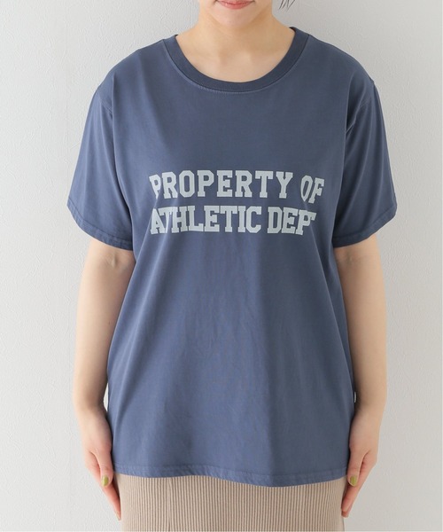 ピグメント2段ロゴTシャツ◆