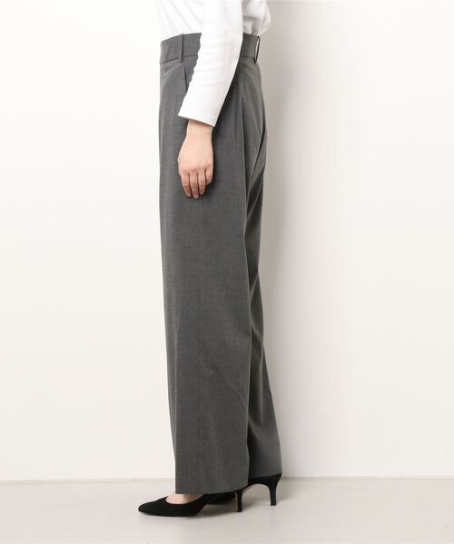 49AV.junko shimada（フォーティーナインアベニュージュンコシマダ）の「セミワイドパンツ（その他パンツ・レディース・チャコール・M/L）」の2枚目の写真