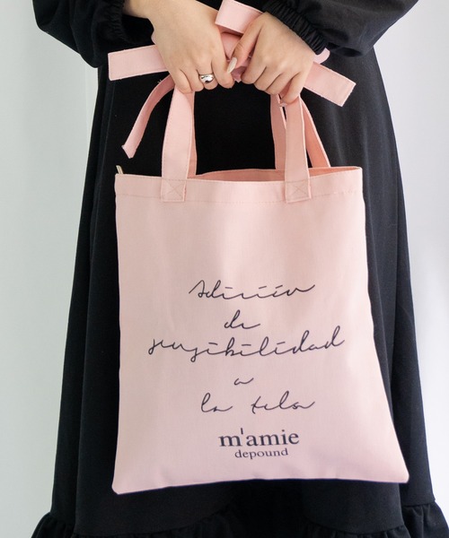 TKSオリジナル スクラッチ ロゴ入りリボントート バック Disney LIFESTYLE BOOK リボントートバッグ by Darich (宝島社ブランド