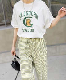 トラカレッジプリントTシャツ